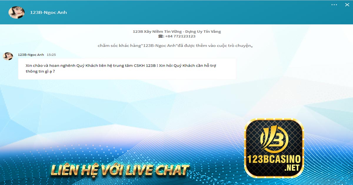 Liên hệ với live chat