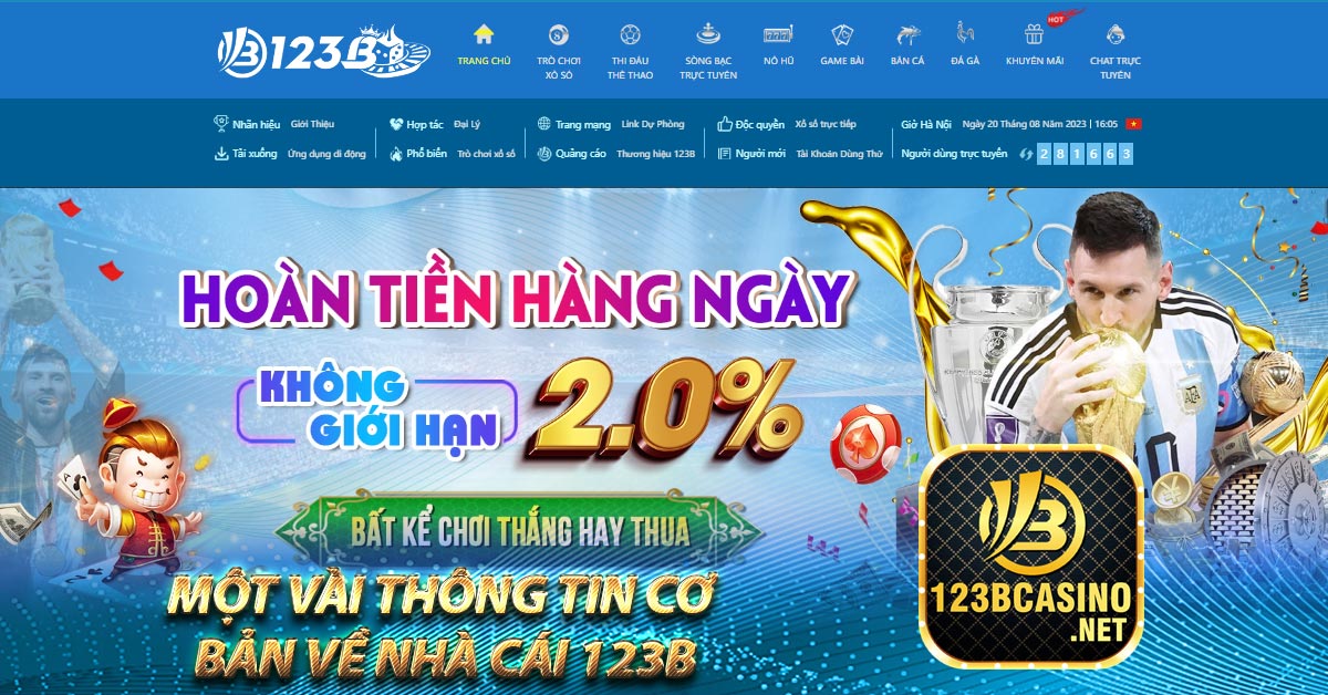 Một vài thông tin cơ bản về nhà cái 123b