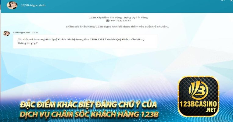 Đặc điểm khác biệt đáng chú ý của dịch vụ chăm sóc khách hàng 123b